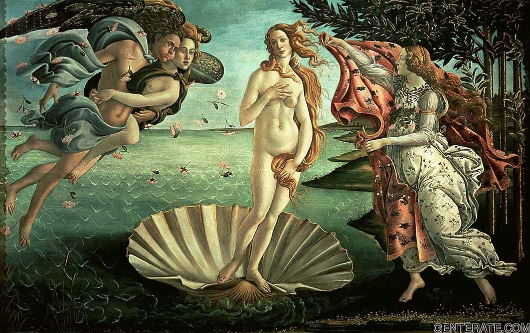 El nacimiento de Venus, Sandro Botticelli