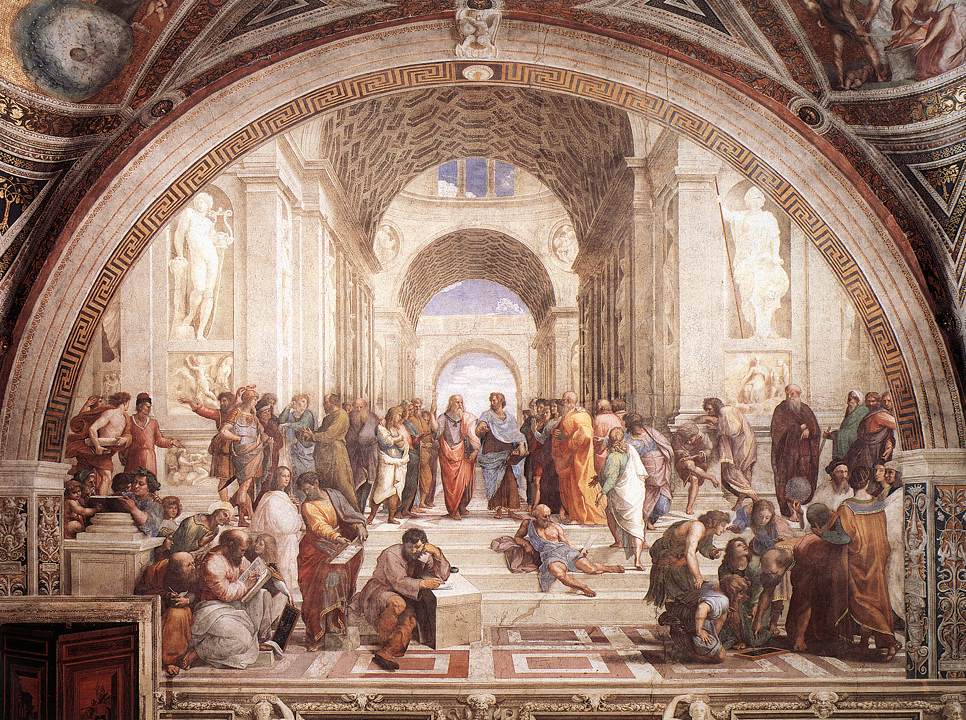 La escuela de Atenas, Rafael Sanzio